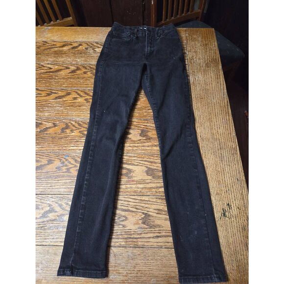 Good American ALWAYS FITS GOOD LEGS SKINNY JEANS in black 165 sz 00-4 - Picture 2 of 5